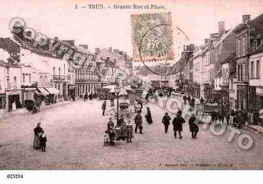 Ville de TRUN, carte postale ancienne