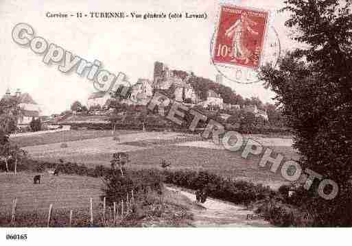 Ville de TURENNE, carte postale ancienne