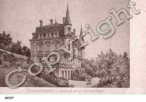 Ville de VALSLESBAINS, carte postale ancienne