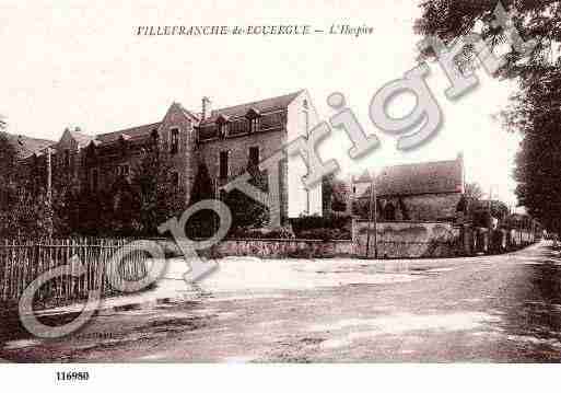 Ville de VILLEFRANCHEDEROUERGUE, carte postale ancienne