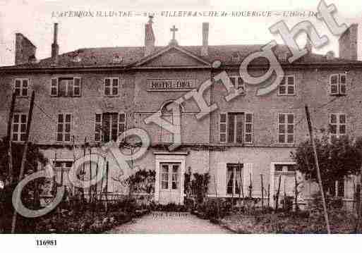 Ville de VILLEFRANCHEDEROUERGUE, carte postale ancienne