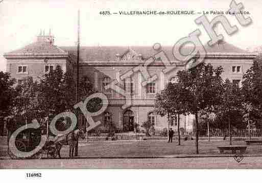 Ville de VILLEFRANCHEDEROUERGUE, carte postale ancienne