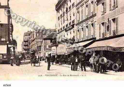 Ville de VINCENNES, carte postale ancienne