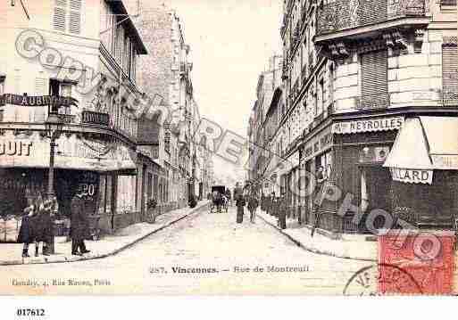 Ville de VINCENNES, carte postale ancienne