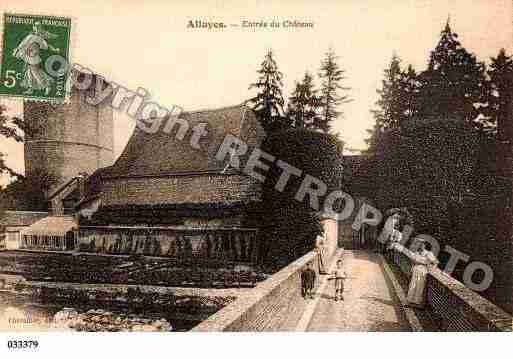 Ville de ALLUYES, carte postale ancienne