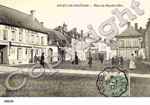 Ville de ANIZYLECHATEAU, carte postale ancienne