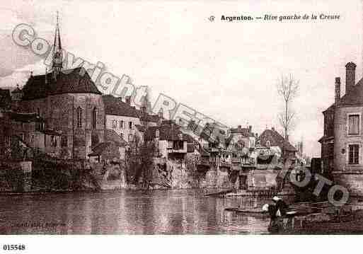 Ville de ARGENTONSURCREUSE, carte postale ancienne