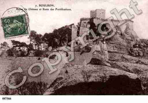 Ville de BOULBON, carte postale ancienne