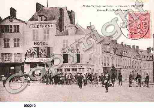 Ville de BRETEUIL, carte postale ancienne