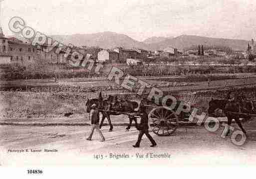 Ville de BRIGNOLES, carte postale ancienne