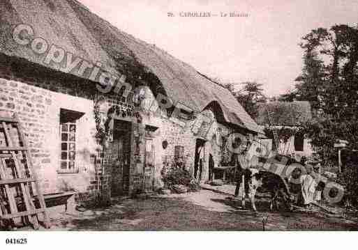 Ville de CAROLLES, carte postale ancienne