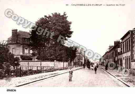 Ville de CAUDEBECLESELBEUF, carte postale ancienne