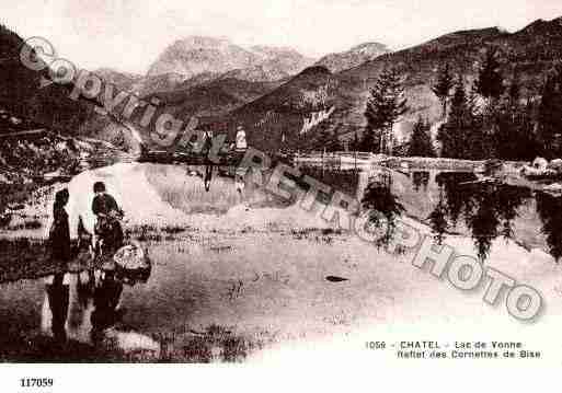 Ville de CHATEL, carte postale ancienne