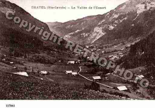 Ville de CHATEL, carte postale ancienne