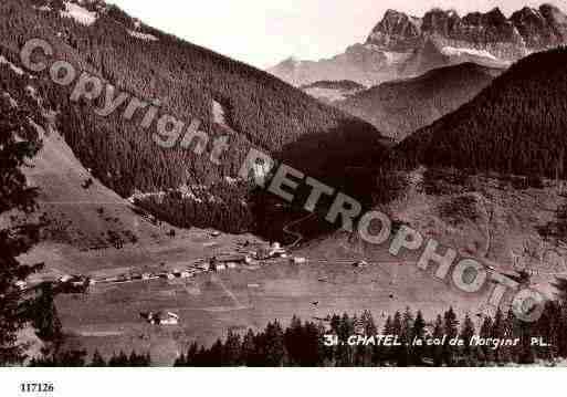 Ville de CHATEL, carte postale ancienne