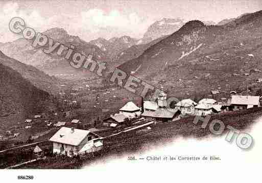 Ville de CHATEL, carte postale ancienne