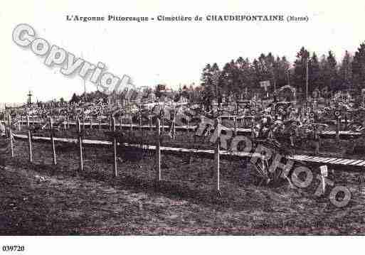 Ville de CHAUDEFONTAINE, carte postale ancienne