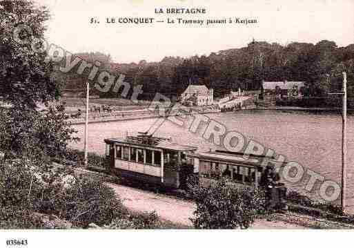 Ville de CONQUET(LE), carte postale ancienne