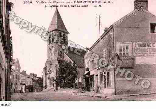 Ville de DAMPIERRE, carte postale ancienne