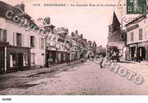 Ville de DAMPIERRE, carte postale ancienne