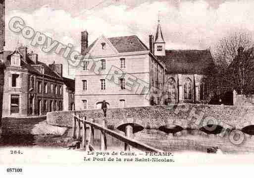 Ville de FECAMP, carte postale ancienne