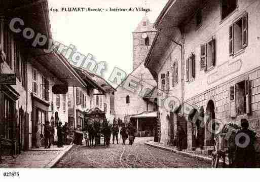 Ville de FLUMET, carte postale ancienne