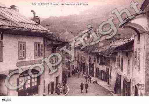 Ville de FLUMET, carte postale ancienne