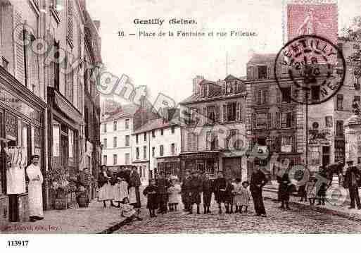 Ville de GENTILLY, carte postale ancienne