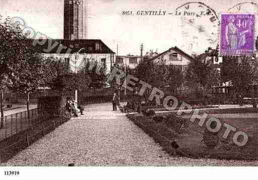 Ville de GENTILLY, carte postale ancienne