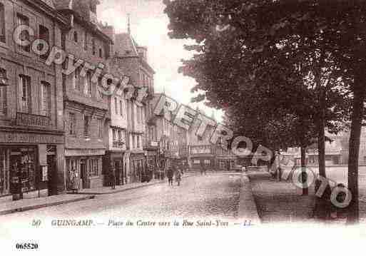 Ville de GUINGAMP, carte postale ancienne