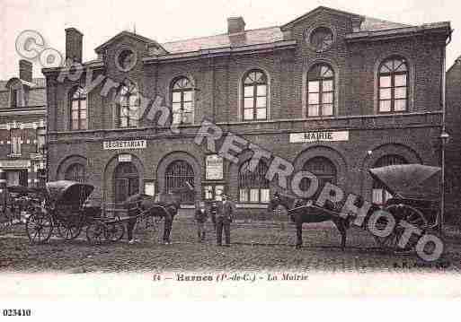 Ville de HARNES, carte postale ancienne