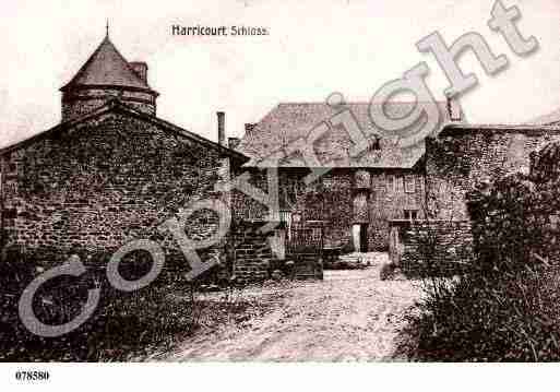 Ville de HARRICOURT, carte postale ancienne