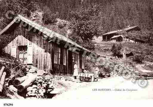 Ville de HOUCHES(LES), carte postale ancienne