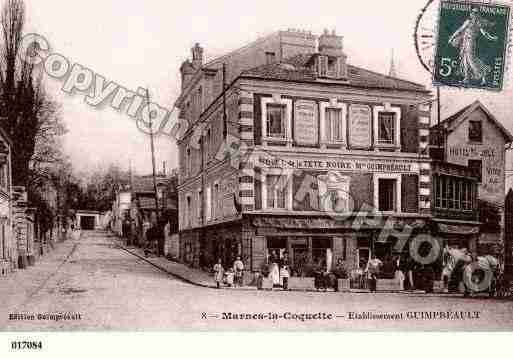 Ville de MARNESLACOQUETTE, carte postale ancienne