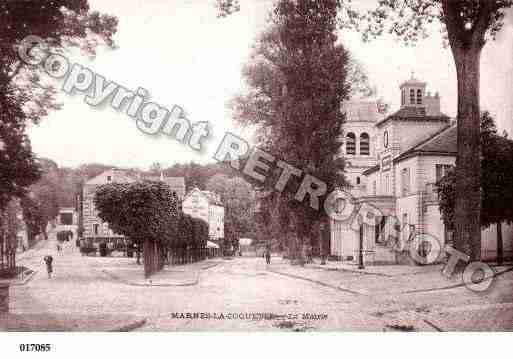 Ville de MARNESLACOQUETTE, carte postale ancienne