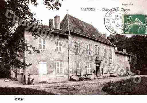 Ville de MATOUR, carte postale ancienne