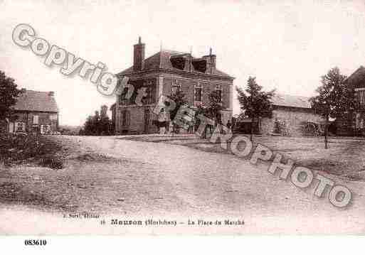 Ville de MAURON, carte postale ancienne