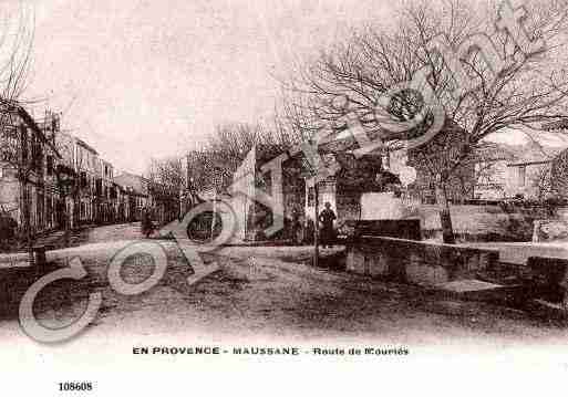 Ville de MAUSSANELESALPILLES, carte postale ancienne