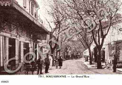 Ville de MAUSSANELESALPILLES, carte postale ancienne