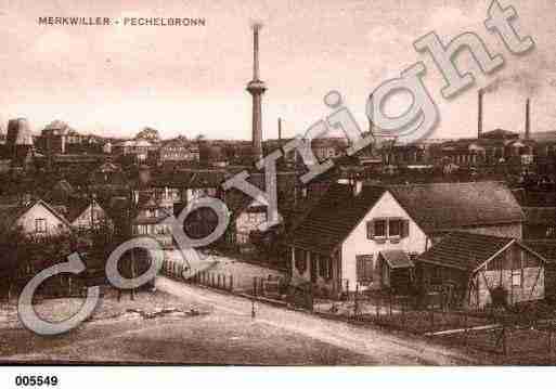 Ville de MERKWILLERPECHELBRONN, carte postale ancienne