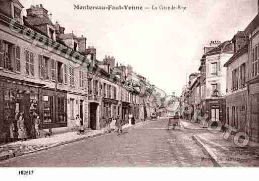 Ville de MONTEREAUFAUTYONNE, carte postale ancienne