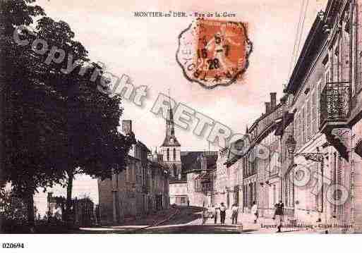 Ville de MONTIERENDER, carte postale ancienne