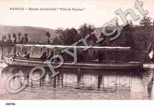 Ville de NANTUA, carte postale ancienne