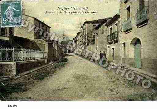 Ville de NEFFIES, carte postale ancienne