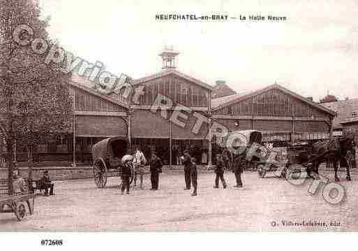 Ville de NEUFCHATELENBRAY, carte postale ancienne