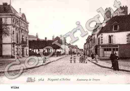 Ville de NOGENTSURSEINE, carte postale ancienne