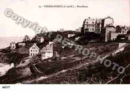 Ville de PERROSGUIREC, carte postale ancienne