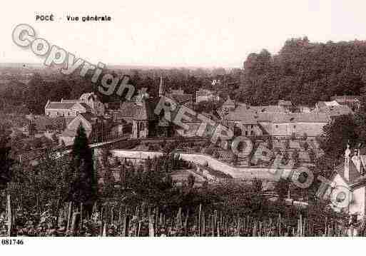 Ville de POCELESBOIS, carte postale ancienne