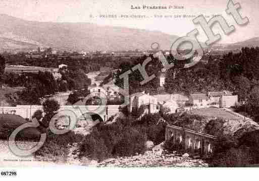 Ville de PRADES, carte postale ancienne