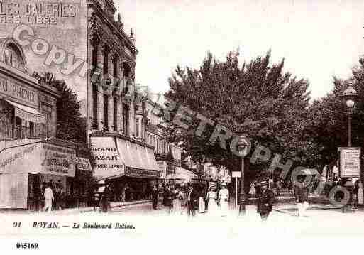 Ville de ROYAN, carte postale ancienne